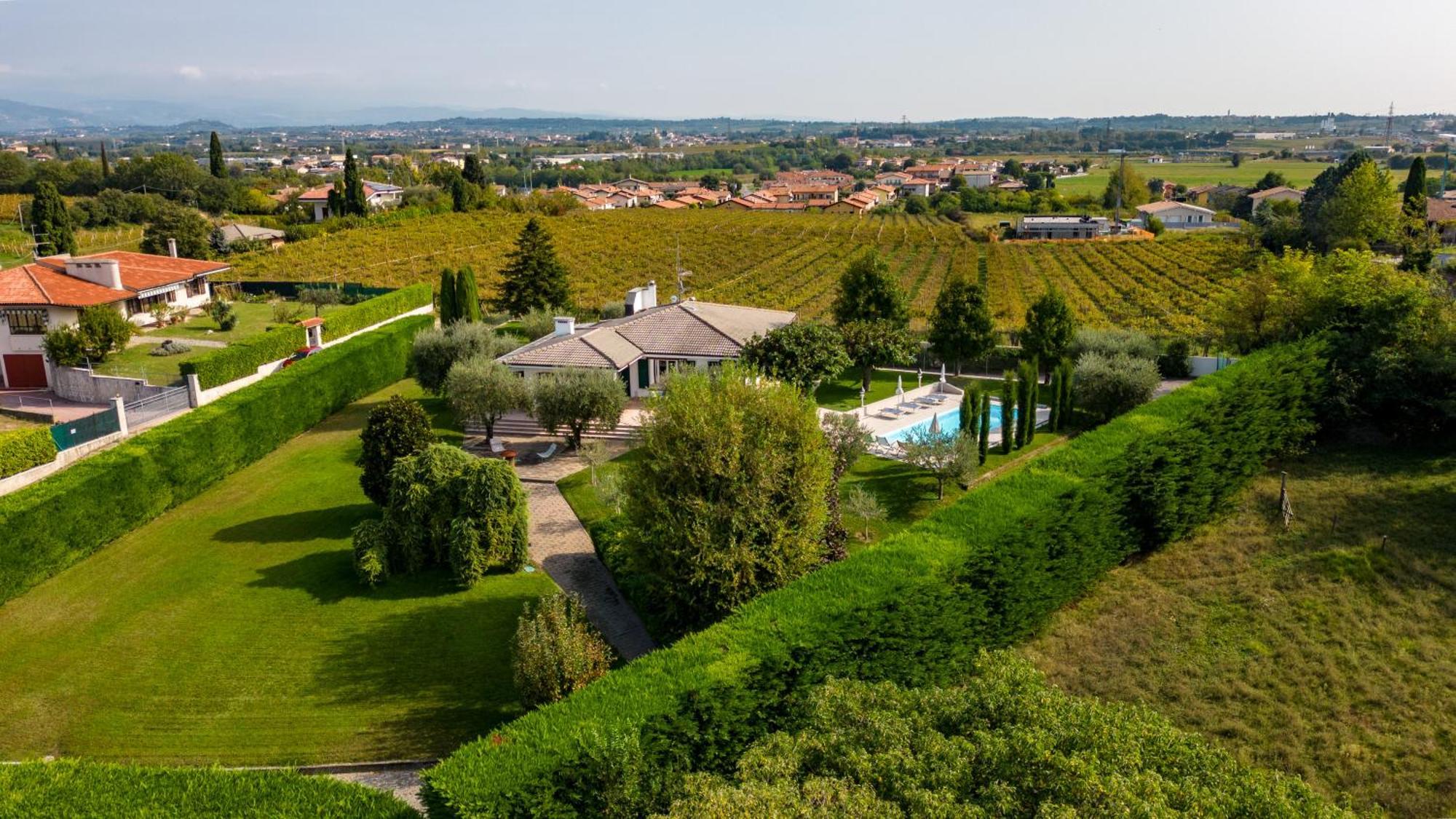 Villa Carini With 3000 Mq Garden & Heated Pool Castelnuovo del Garda Exteriér fotografie