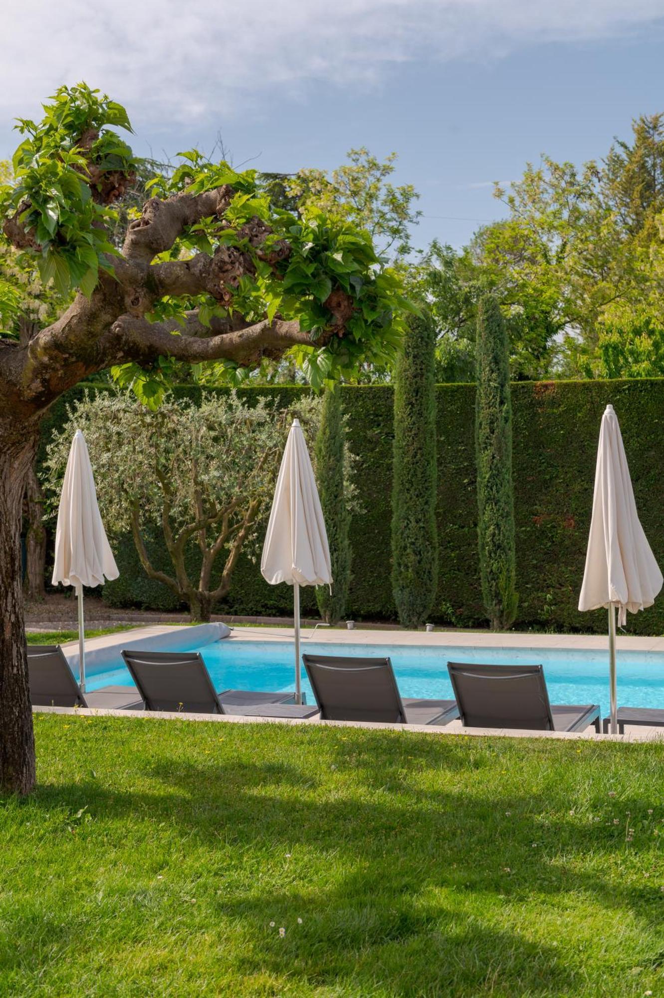 Villa Carini With 3000 Mq Garden & Heated Pool Castelnuovo del Garda Exteriér fotografie